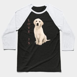 Labrador Retriever Women Men White Lab Dog Mom Baseball T-Shirt